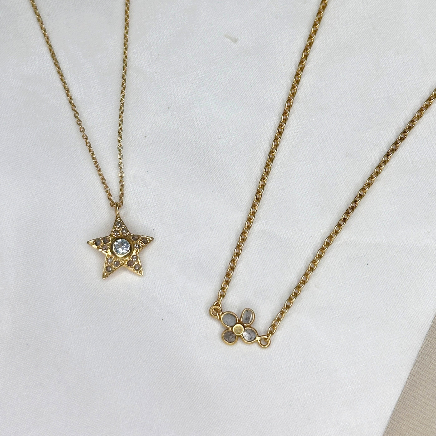 Elara Diamond Gold Plated Silver 925 Necklace