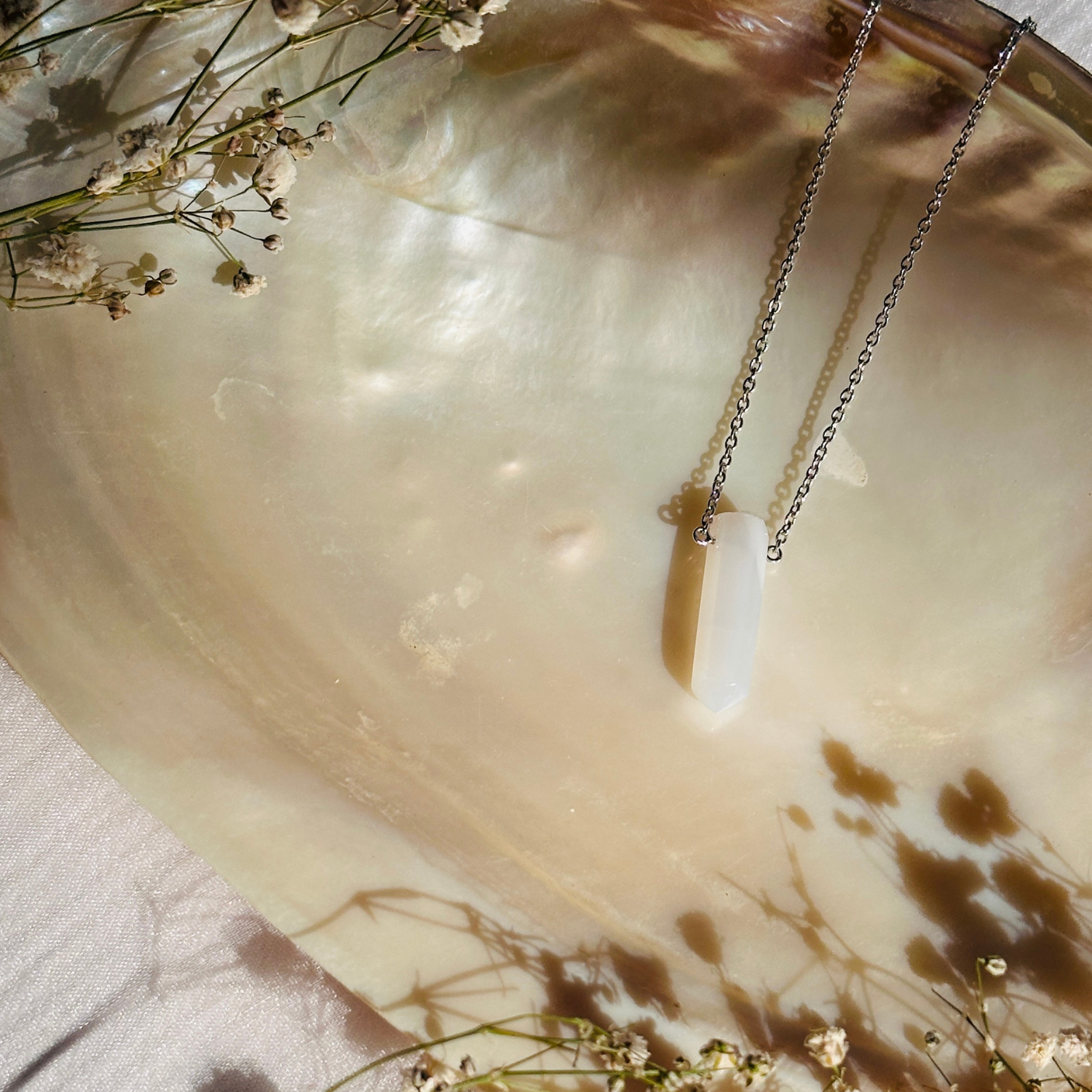 Xela Moonstone Silver 925 Pendant Necklace