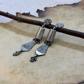 Tayyari Traditional Silver 925 Earrings