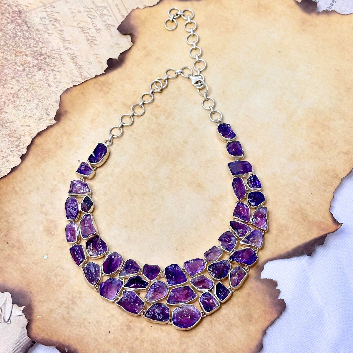 Nivora Amethyst Silver 925 Necklace