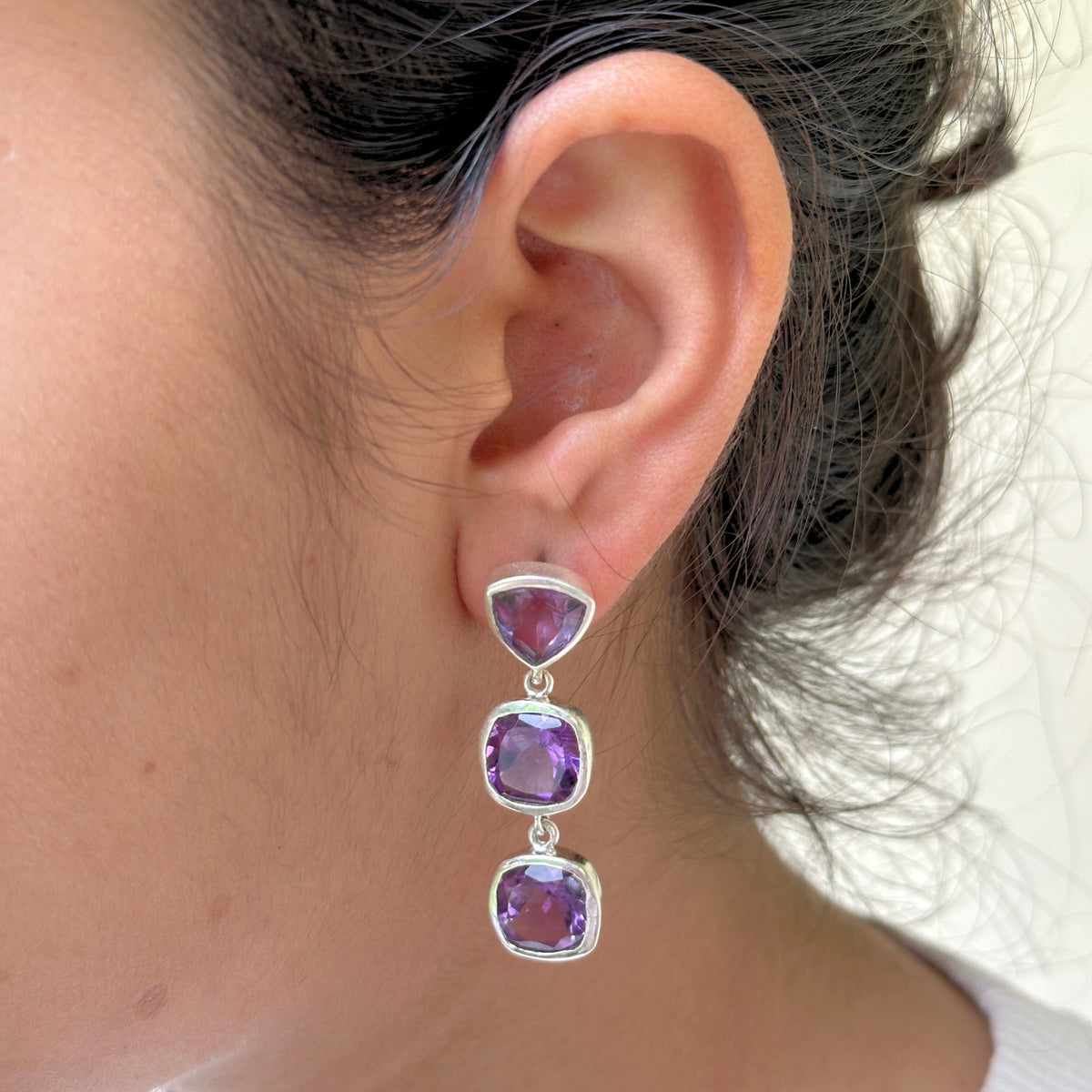 Nivora Amethyst Silver 925 Necklace