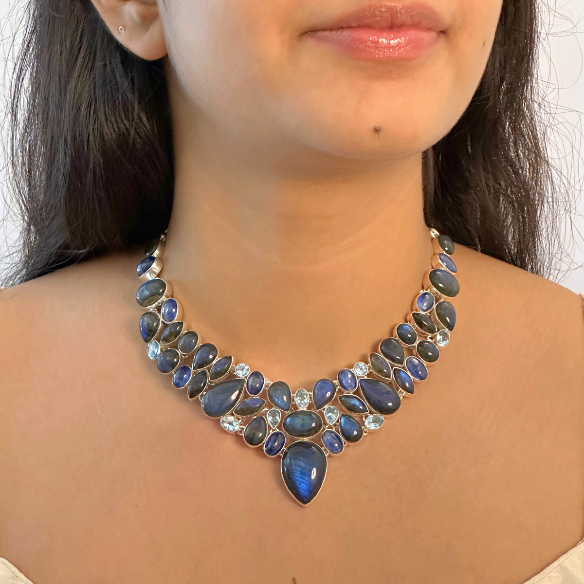 Arvaya Labradorite Silver 925 Necklace
