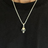 Skull Silver 925 Men's Pendant