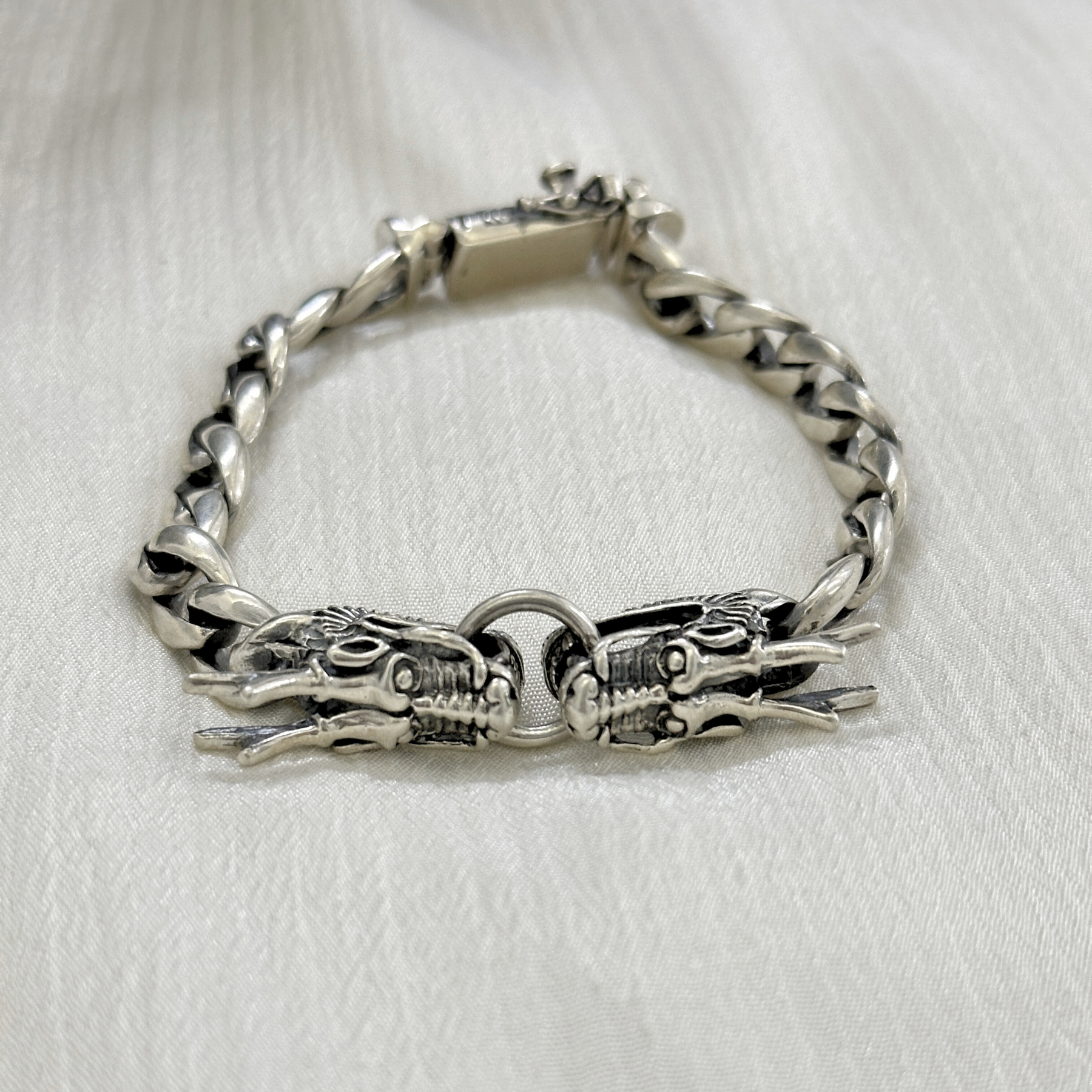 Dragon Silver 925 Men's Bracelet