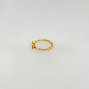 Indigo Tanzanite Gold Plated Silver 925 Ring