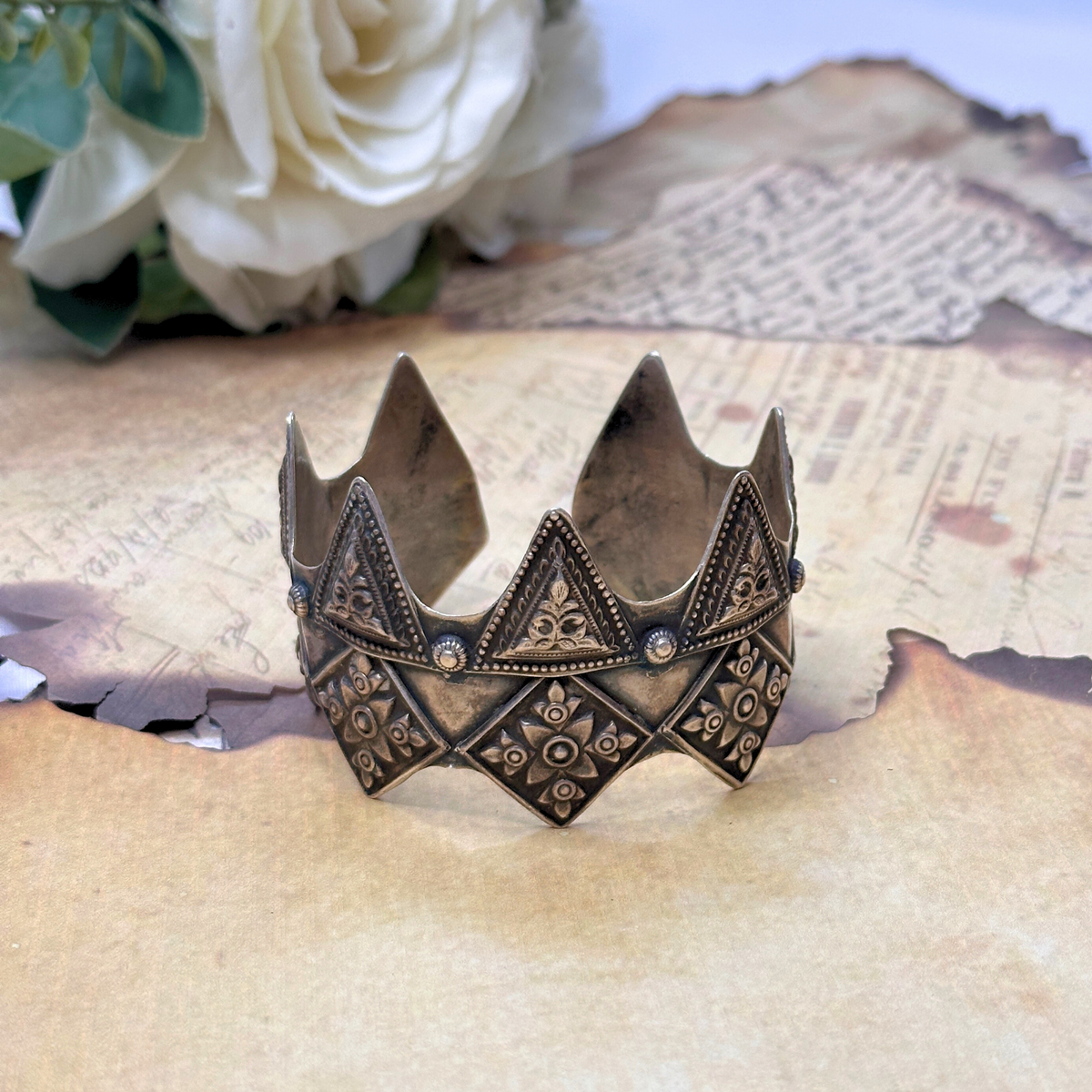 Advat Traditional Silver 925 Cuff Bangle