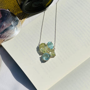 Awaroa Aquamarine Silver 925 Necklace