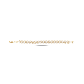 Griyam 18K Gold Plated Silver 925 Pearl Bracelet