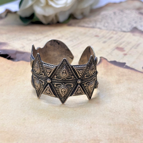 Meera Traditional Silver 925 Cuff Bangle