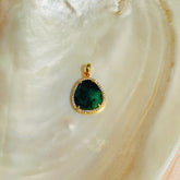 Tanisha Emerald 18K Gold Plated Silver 925 Pendant