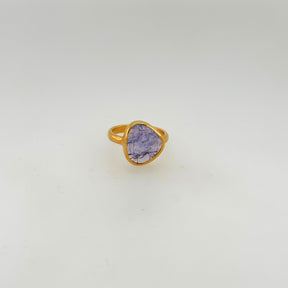 Meadow Tanzanite Gold Plated Silver 925 Ring