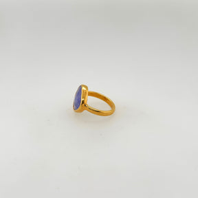 Meadow Tanzanite Gold Plated Silver 925 Ring