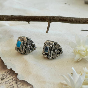 Tala Gemstone Openable Silver 925 Ring