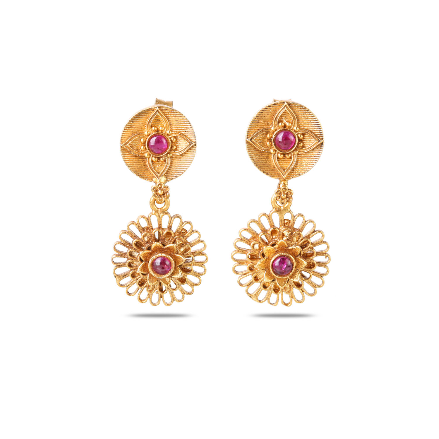 Svarna Gold Plated Silver 925 Earrings