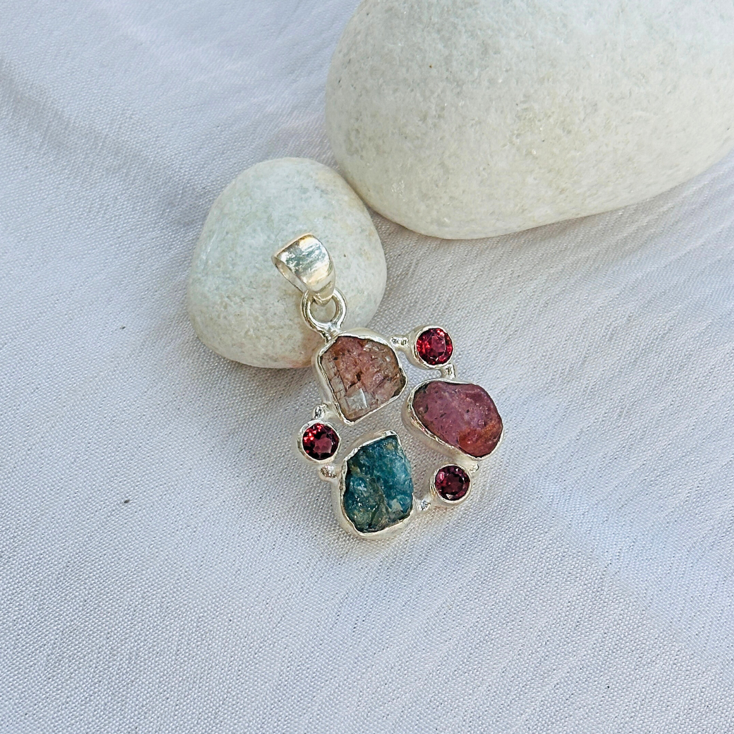 Alea Multi Stone Silver 925 Pendant