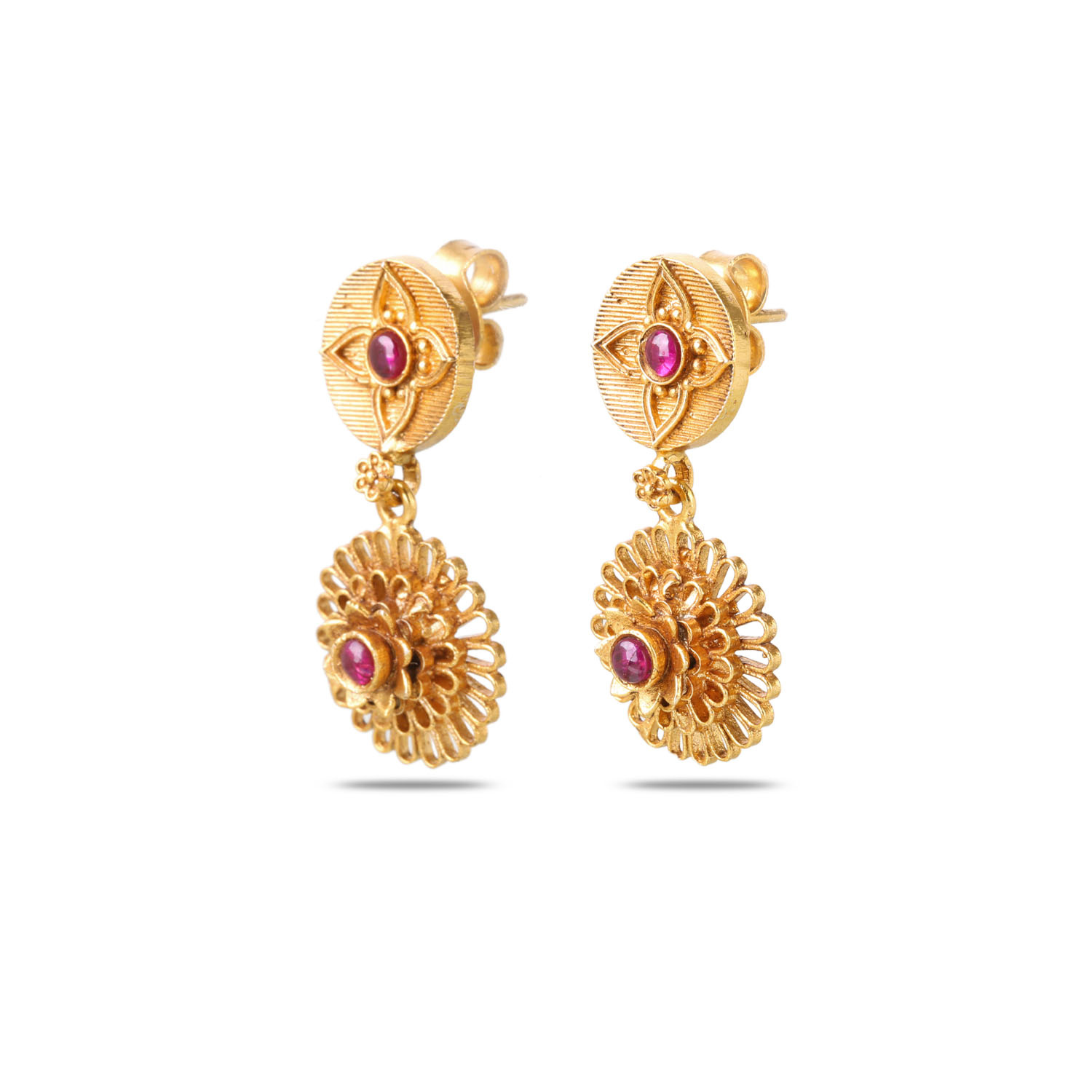 Svarna Gold Plated Silver 925 Earrings