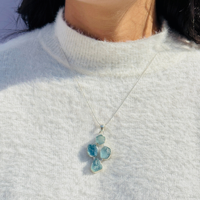 Auralis Multi Stone Silver 925 Pendant