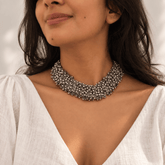 Anvi Silver 925 Choker Necklace