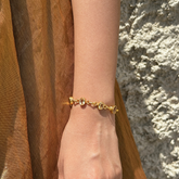 Ren Citrine 18k Gold Plated Bracelet