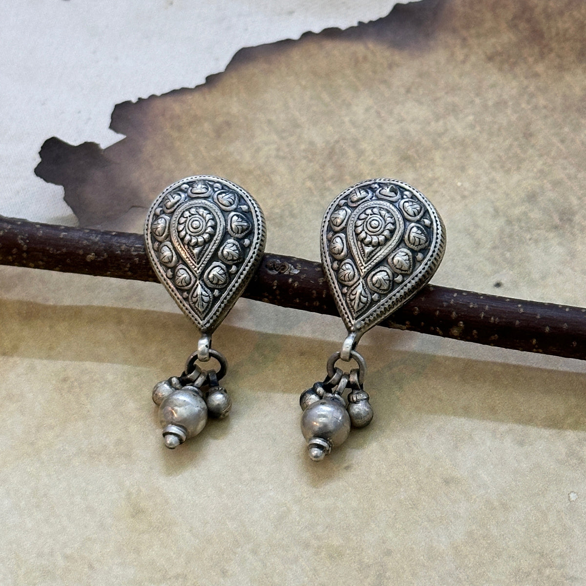 Saawan Traditional Silver 925 Earrings