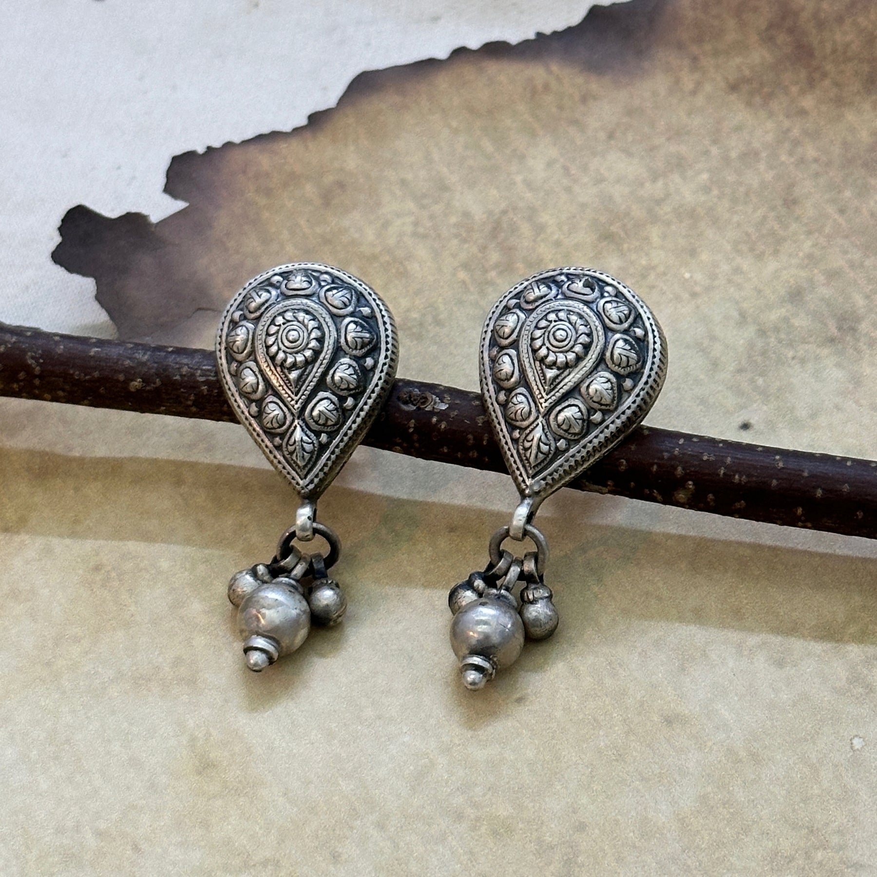 Saawan Traditional Silver 925 Earrings
