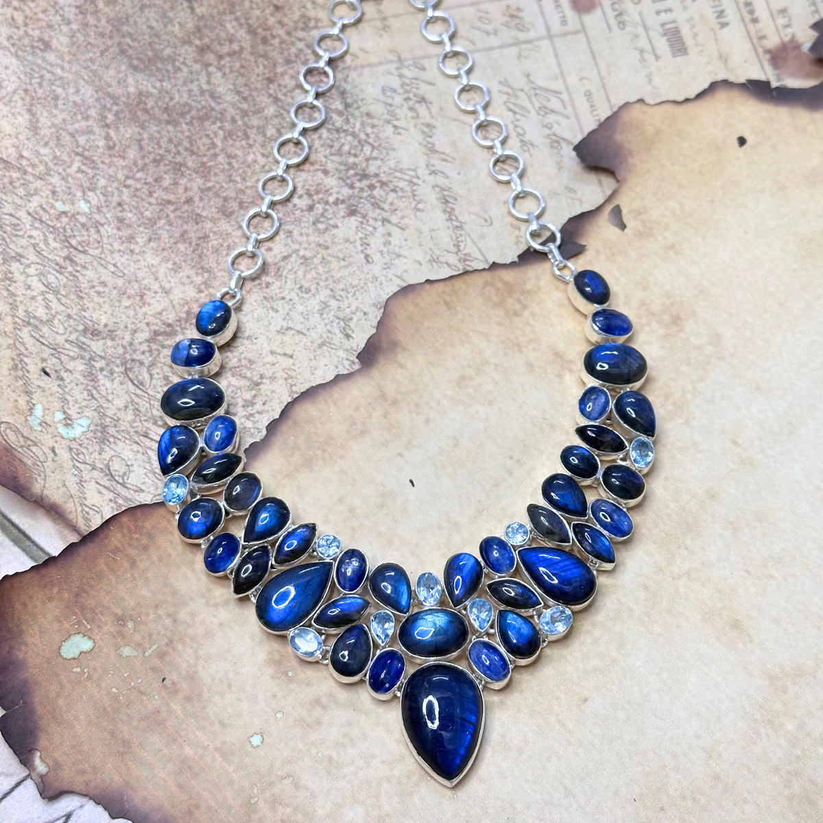 Arvaya Labradorite Silver 925 Necklace