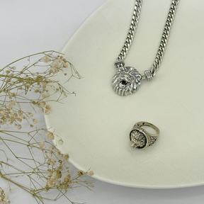 Nubian Silver 925 Pendant Necklace