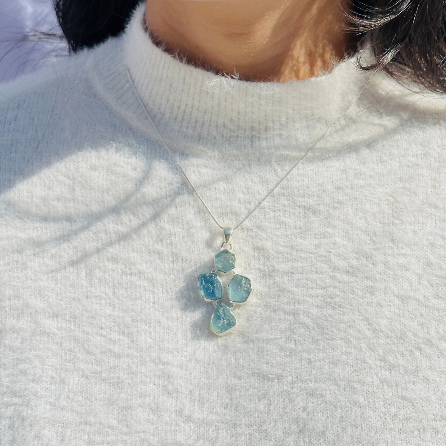 Auralis Multi Stone Silver 925 Pendant