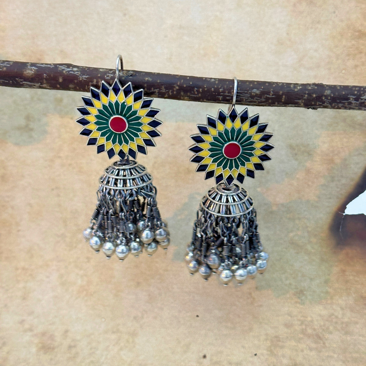 Eshan Traditional Silver 925 Earrings
