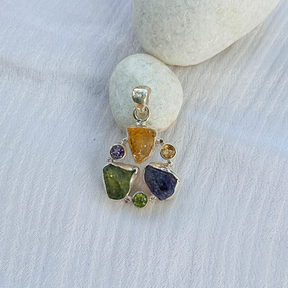 Alea Multi Stone Silver 925 Pendant