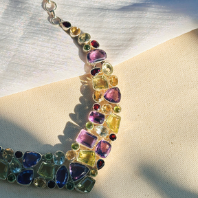 Sora Multistone Silver 925 Necklace