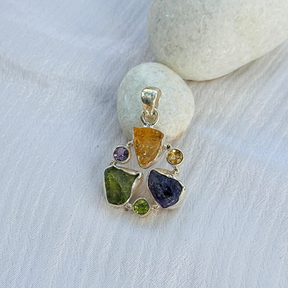 Alea Multi Stone Silver 925 Pendant