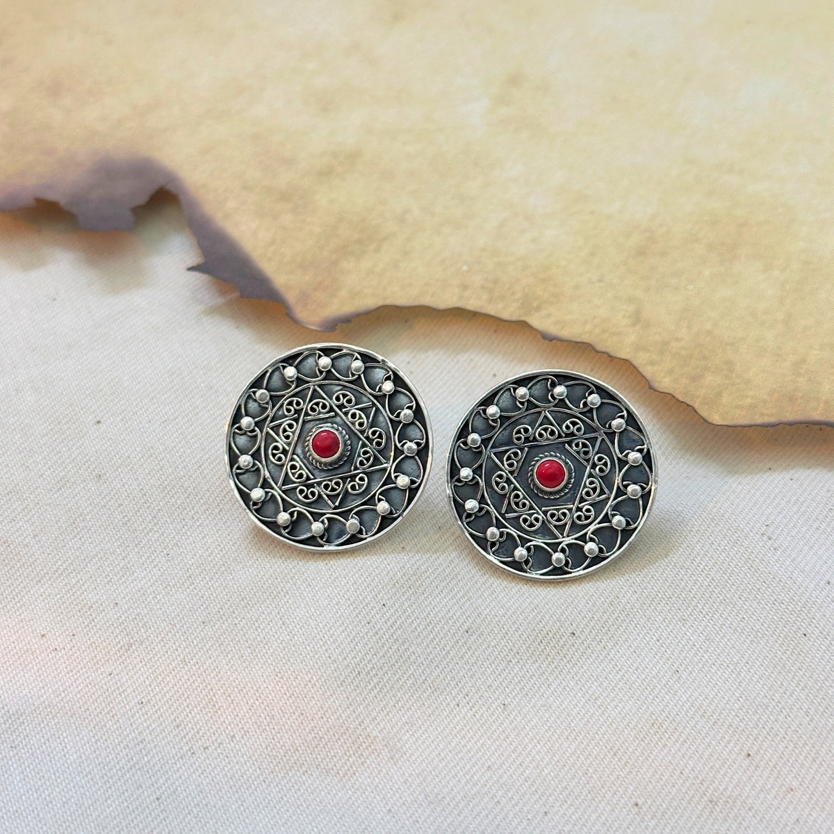 Roshni Traditional Silver 925 Earrings