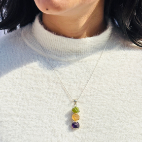 Orelia Multi stone Silver 925 Pendant