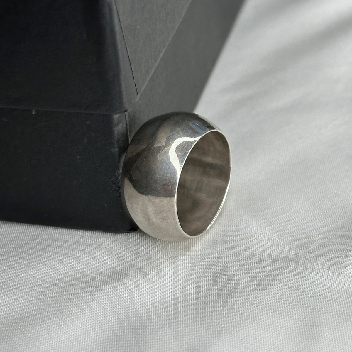 Hobbs Plain Silver 925 Men's Ring