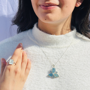 Sole Aquamarine Silver 925 Ring