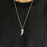 Tooth Design Silver 925 Men's Pendant