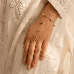 Chayla 18K Gold Plated Silver 925 Hathphool