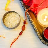 Yuvan Gemstone and Silver 925 Rakhi