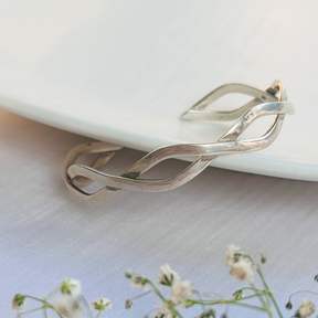 Mila Silver 925 Cuff Bangle