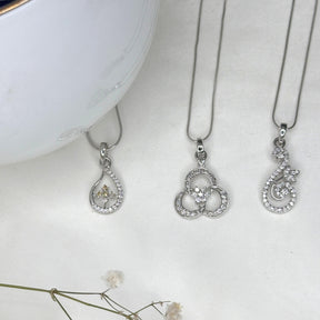 Rosalie Silver 925 Diamond Pendant