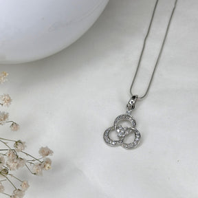 Rosalie Silver 925 Diamond Pendant