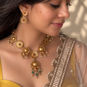 Svarnika Gold Plated Silver 925 Necklace