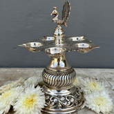 Panchmukhi sterling silver Lamp