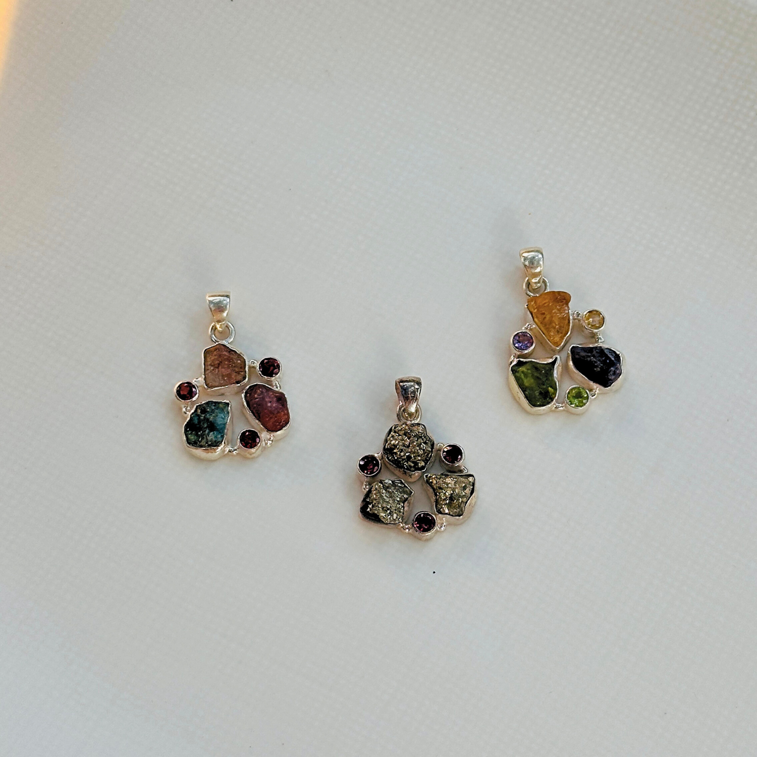 Alea Multi Stone Silver 925 Pendant