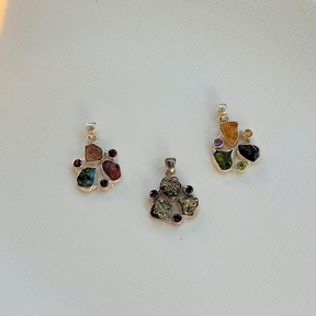 Alea Multi Stone Silver 925 Pendant