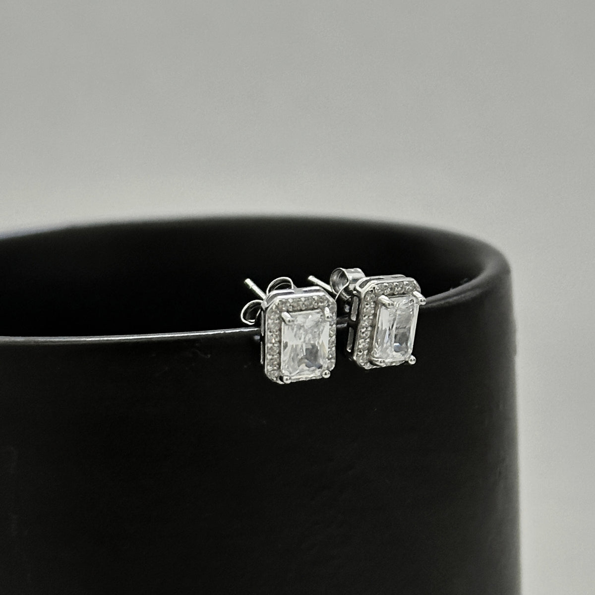 Egil Men's Silver 925 Diamond Studs