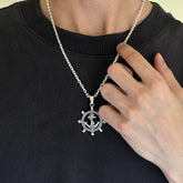 Hook Steering Silver 925 Men's Pendant