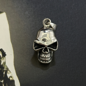 Skull face Silver 925 Men's Pendant