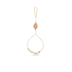 Dvipa 18K Gold Plated Silver 925 Hathphool